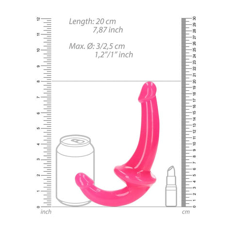 REALROCK 13.5 cm Strapless Strap-On Glow - Realistic Dildos