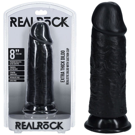 REALROCK 20cm Extra Thick Dildo - Realistic Dildos