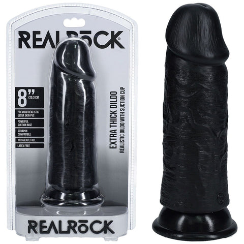 REALROCK 20cm Extra Thick Dildo - Realistic Dildos