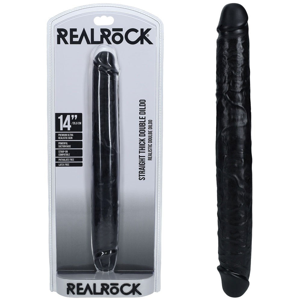REALROCK 35cm Thick Double Dildo - - Double Ender
