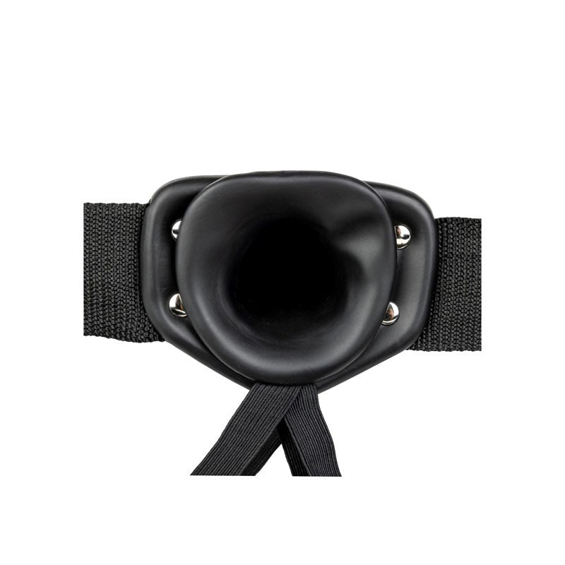 REALROCK Vibrating Hollow Strap-on - 20.5 cm - Realistic Dildos