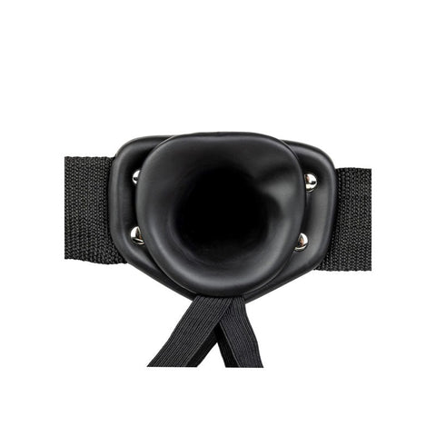 REALROCK Vibrating Hollow Strap-on - 20.5 cm - Realistic Dildos