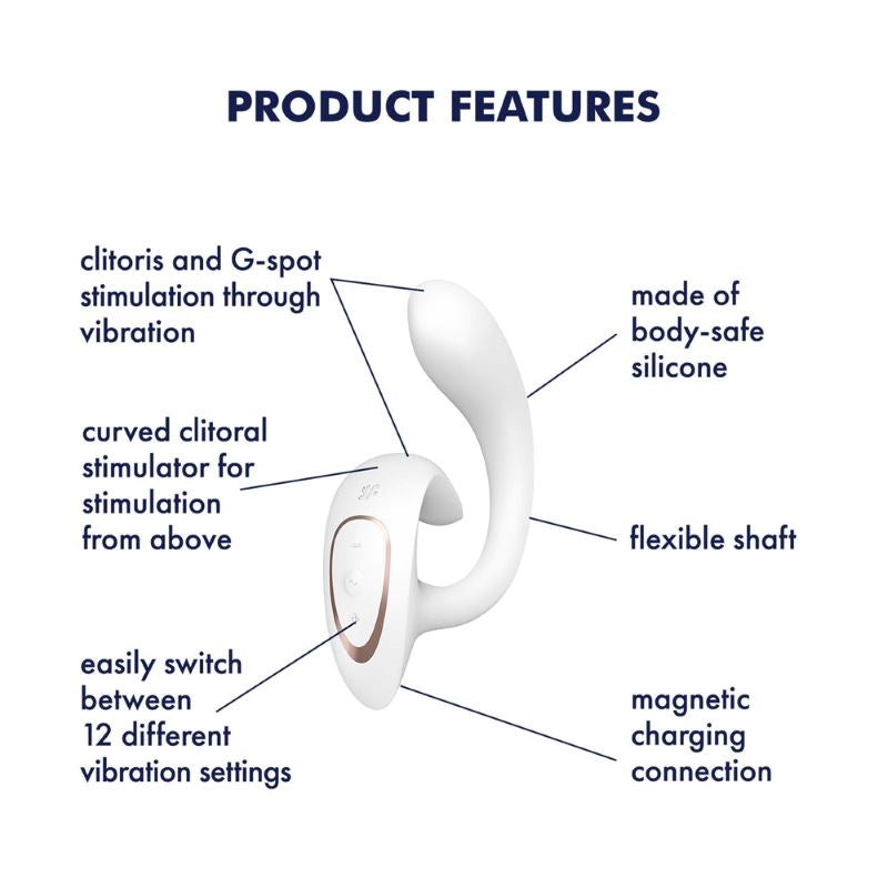 Satisfyer G For Goddess 1 Multi Functions G Spot Vibrator - Remote Control Vibrators