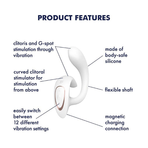 Satisfyer G For Goddess 1 Multi Functions G Spot Vibrator - Remote Control Vibrators