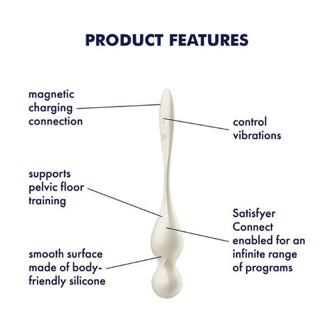 Satisfyer Love Birds 1 App Control Kegel Exercisers - Clit Ticklers and Pulsators