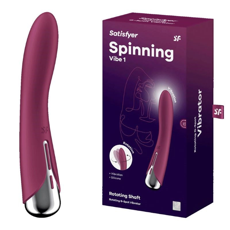 Satisfyer Spinning Vibe 1 Multi Functions G Spot Massager - Rabbit Vibrators