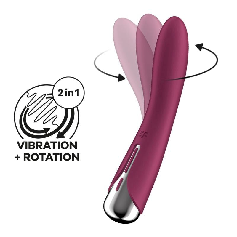 Satisfyer Spinning Vibe 1 Multi Functions G Spot Massager - Rabbit Vibrators