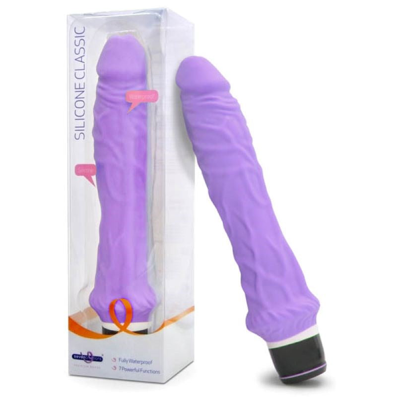 Seven Creations Silicone Classic - 7.5 Inch Vibe - - Strap On Sextoys