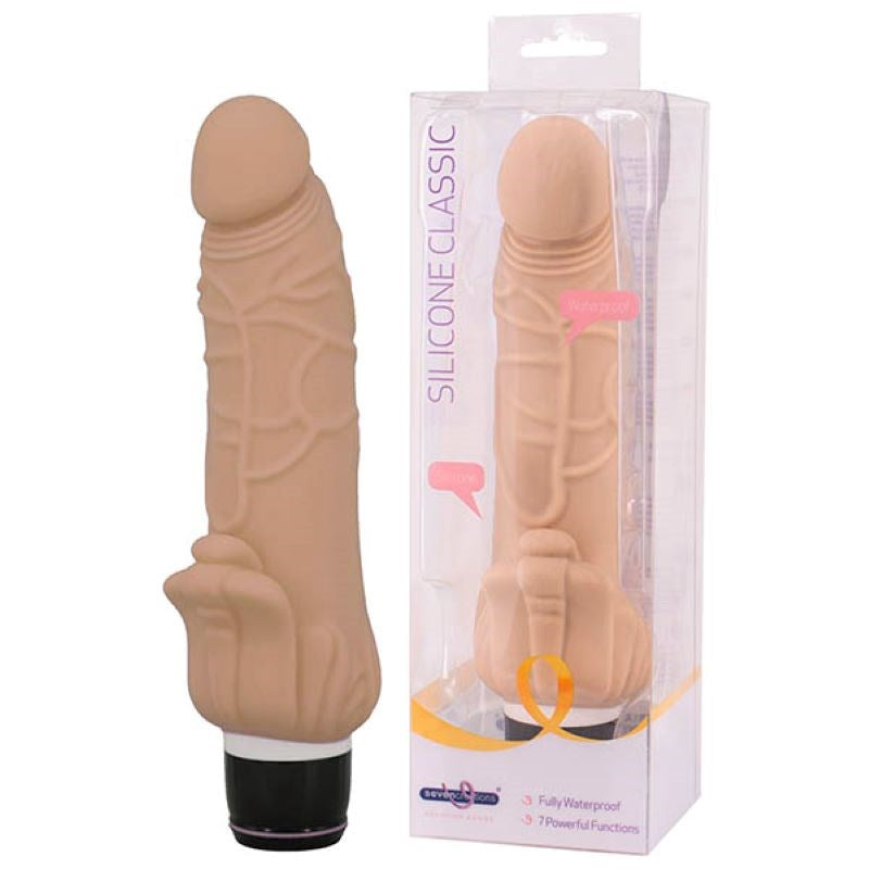 Silicone Classic - 7.5 Inch Vibe - Realistic Dildos