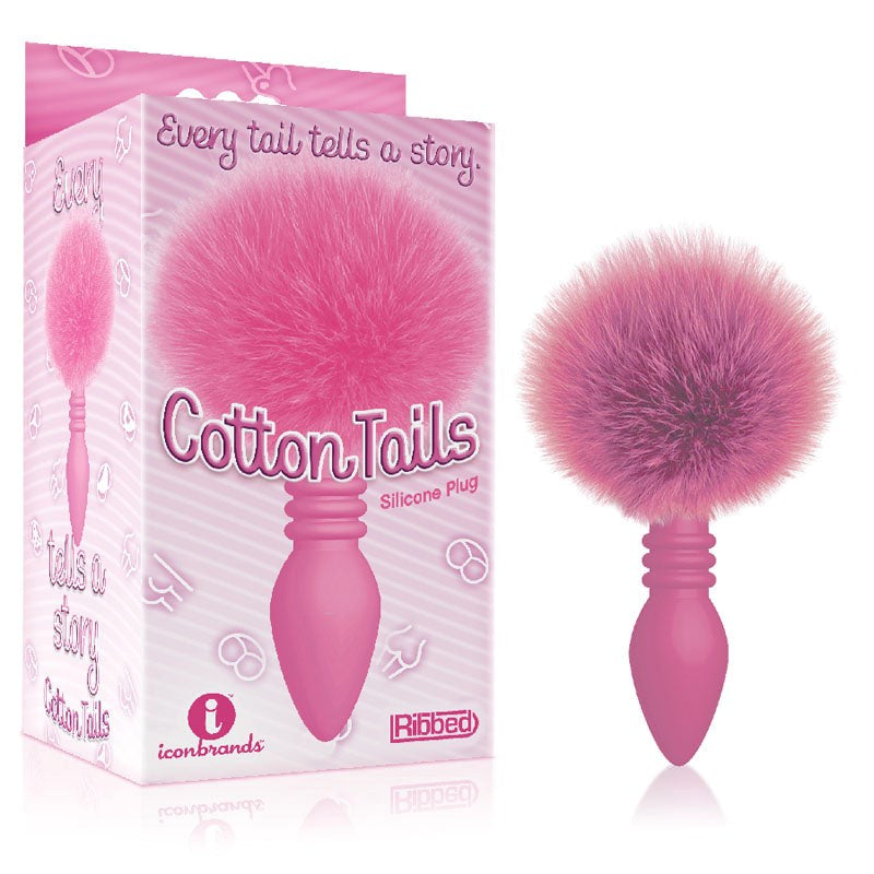 The 9's Cottontails - Ribbed - - Butt Plugs