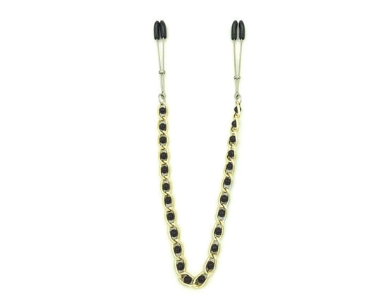 Tweezer Nipple Clamps with Connecting Chain - Breast and Nipple Toys