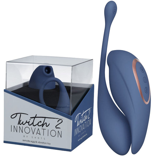 Twitch 2 - Suction Vibe & Vibrating Egg - Realistic Dildos