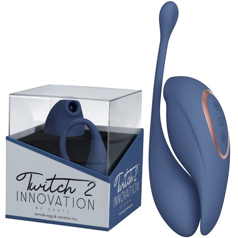 Twitch 2 - Suction Vibe & Vibrating Egg - Realistic Dildos