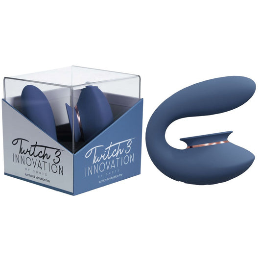 Twitch 3 Rechargeable Vibrator & Suction - Waterproof Vibrators