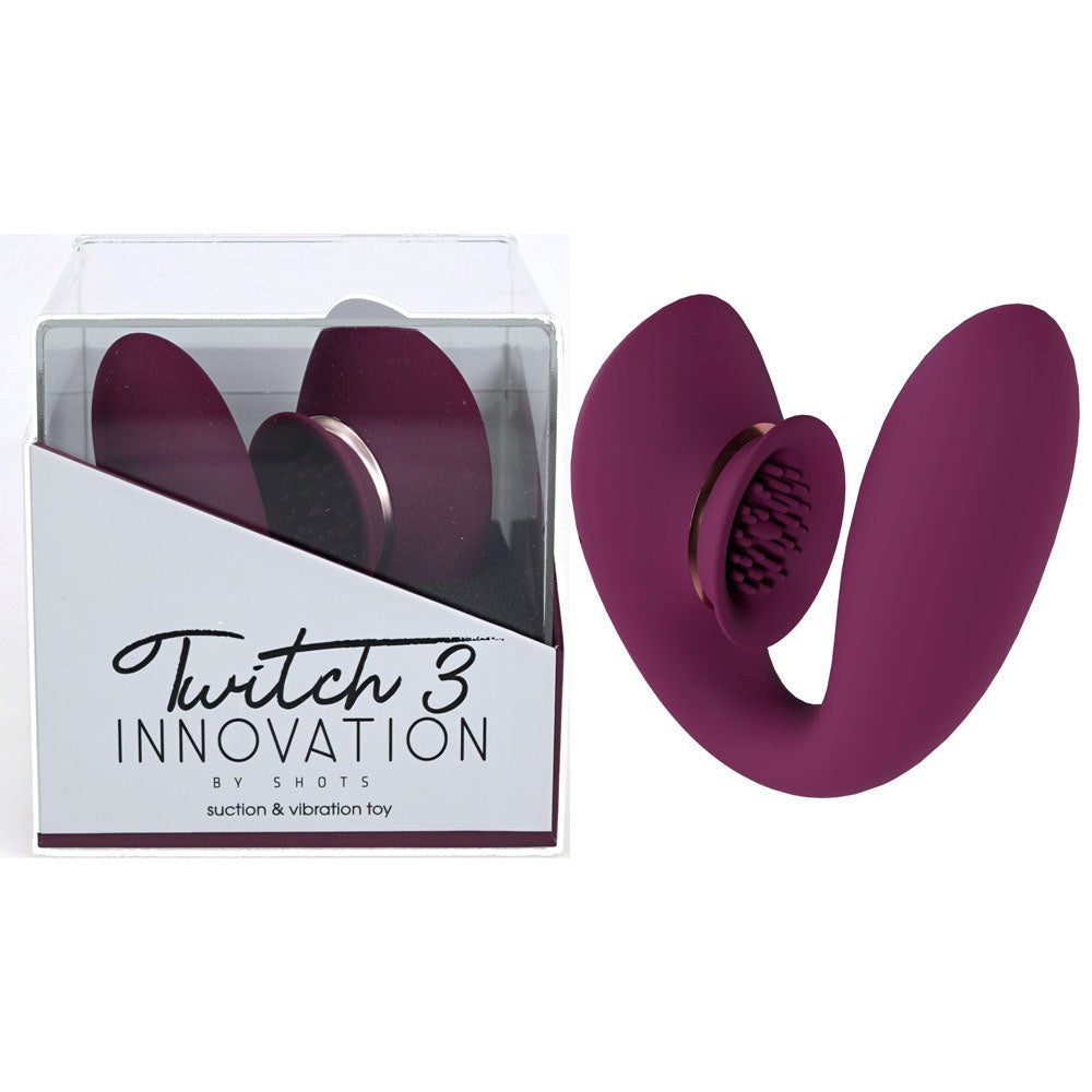 Twitch 3 Rechargeable Vibrator & Suction - Waterproof Vibrators