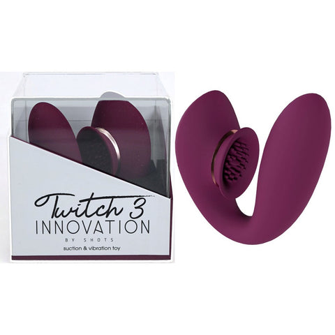 Twitch 3 Rechargeable Vibrator & Suction - Waterproof Vibrators