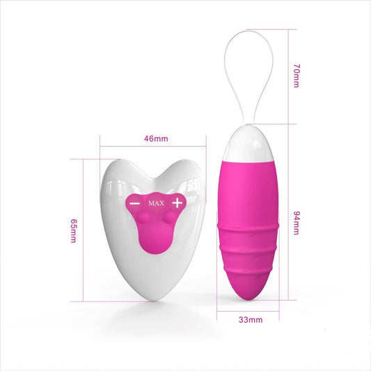 Vibrating Love Egg Purple Wireless Vibrator - Love Eggs and Kegel Exercisers