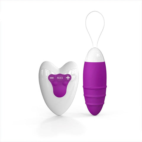Vibrating Love Egg Purple Wireless Vibrator - Love Eggs and Kegel Exercisers