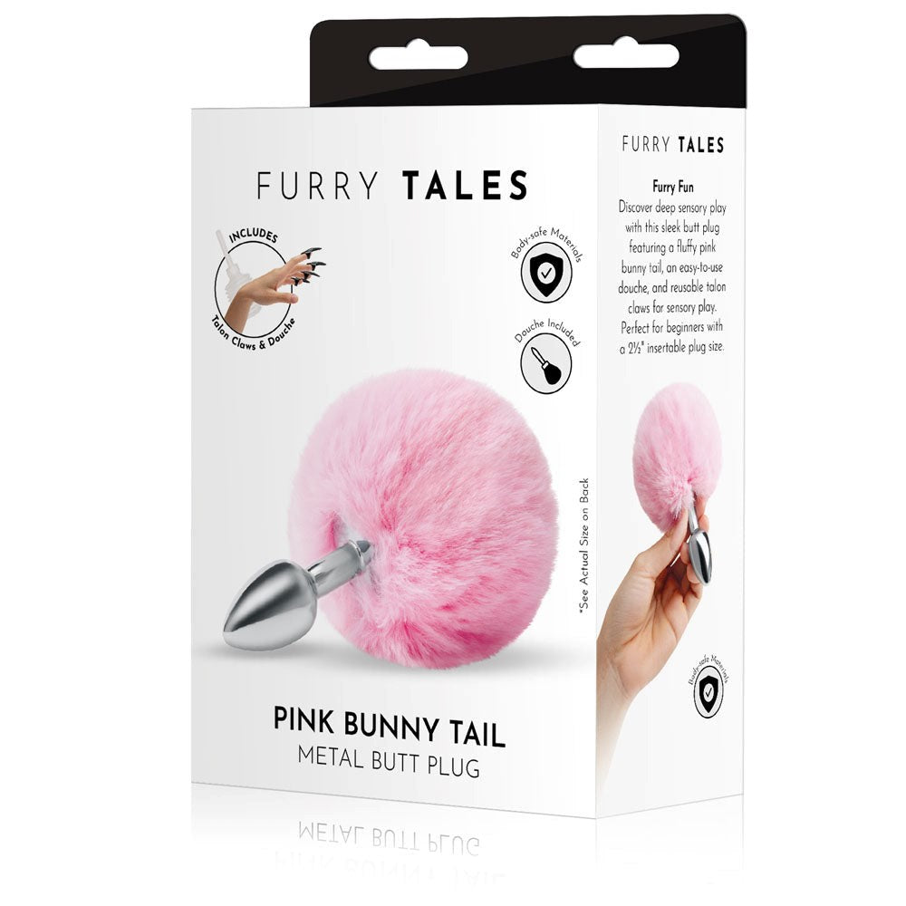 WhipSmart Furry Tales Bunny Tail Anal Plug - - Butt Plugs