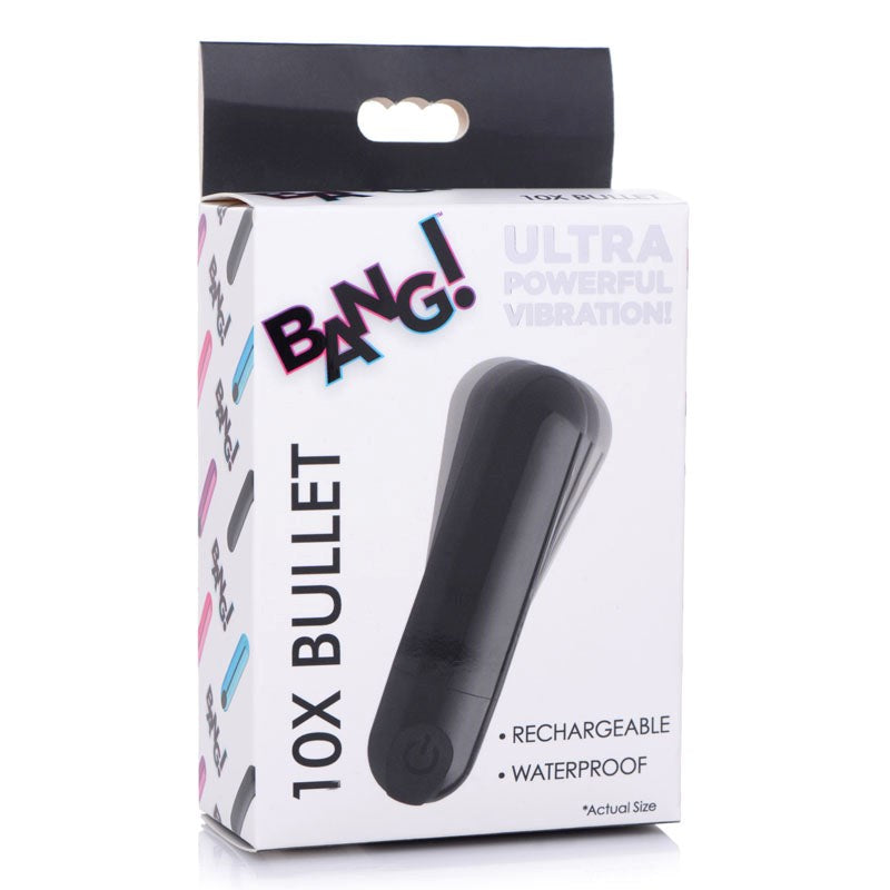 Bang! 10X Vibrating Metallic Bullet - - Bullet Vibrators