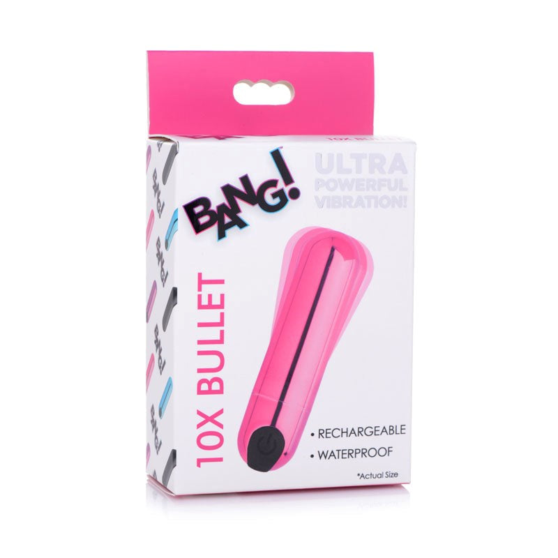 Bang! 10X Vibrating Metallic Bullet - - Bullet Vibrators