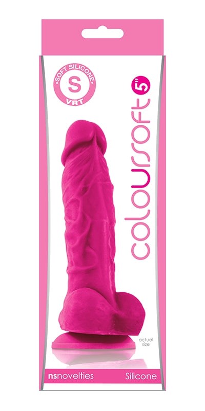 ColourSoft - 5 Inch Soft Dildo - - Realistic Dildos