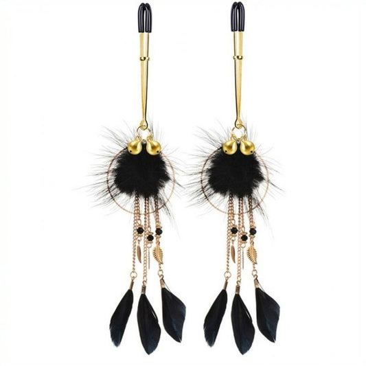 Dreamcatcher Feather Nipple Clamps - Butt Plugs