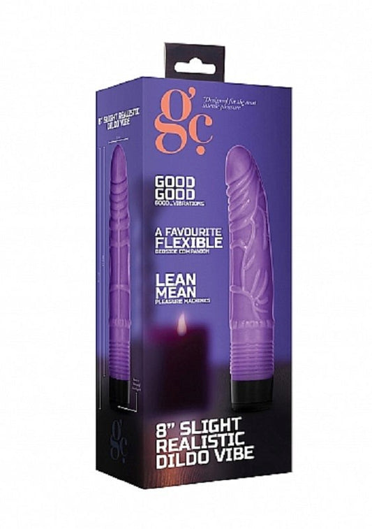 GC Slight Realistic Vibrating Dildo 8 inch - Realistic Dildos