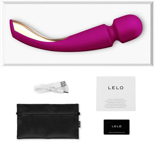 Lelo Smart Wand 2 Medium Vibrating Body Massager - Rabbit Vibrators