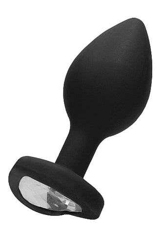 Ouch! Diamond Heart Butt Plug Large - Butt Plugs