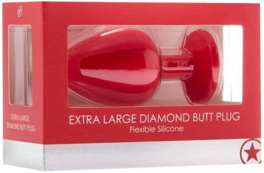 Ouch! Extra Large Diamond Butt Plug - Breast and Nipple Toys