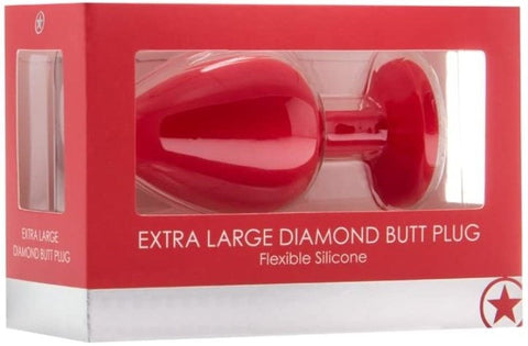 Ouch! Extra Large Diamond Butt Plug - Breast and Nipple Toys