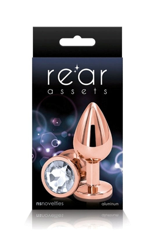 Rear Assets Rose Gold Medium - - Butt Plugs