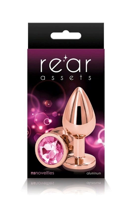 Rear Assets Rose Gold Medium - - Butt Plugs