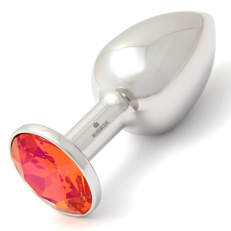 Rosebuds Stainless Steel Medium Plug - - Double Ender