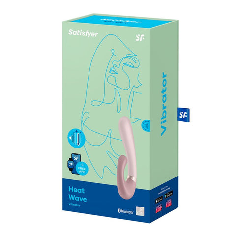Satisfyer Heat Wave App Connected Multi Functions G Spot Vibrator - Remote Control Vibrators