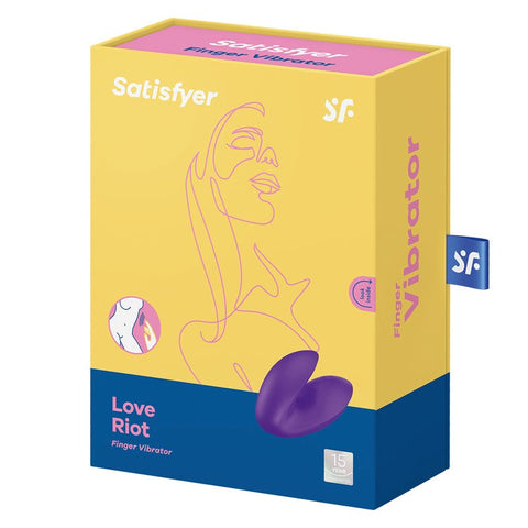 Satisfyer Love Riot 12 Functions Versatile Adult Finger Vibrator - Personal Massagers