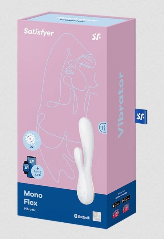 Satisfyer Mono Flex App Connected Multi Functions Rabbit Vibrator - Body Wands