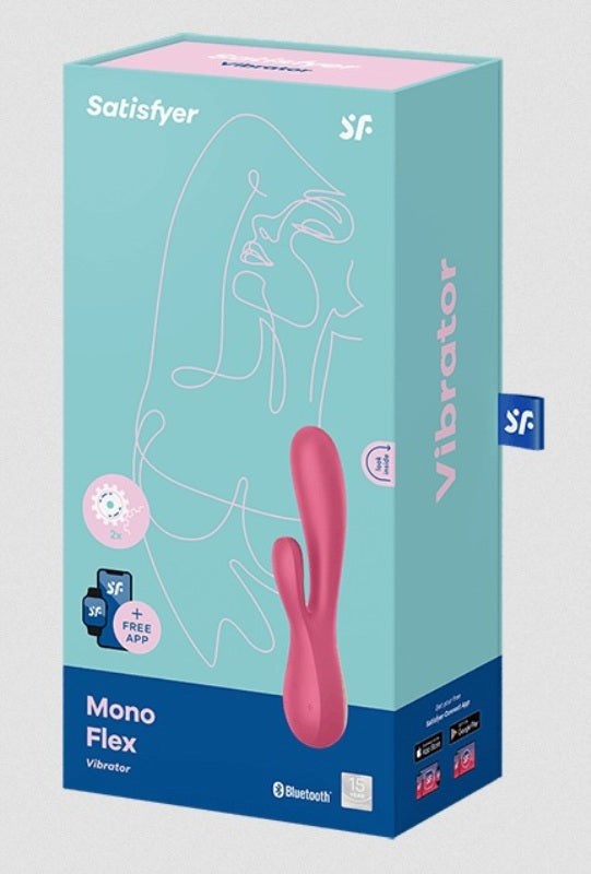 Satisfyer Mono Flex App Connected Multi Functions Rabbit Vibrator - Body Wands