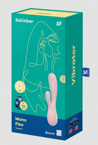 Satisfyer Mono Flex App Connected Multi Functions Rabbit Vibrator - Body Wands