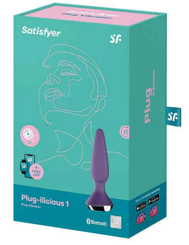 Satisfyer Plug-ilicious 1 App Controlled anal Vibrator - Remote Control Vibrators