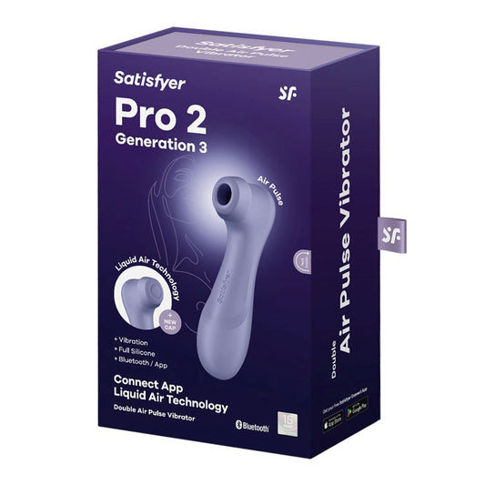 Satisfyer Pro 2 Generation 3 with App Control - Clit Ticklers and Pulsators