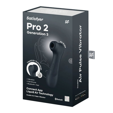 Satisfyer Pro 2 Generation 3 with App Control - Clit Ticklers and Pulsators