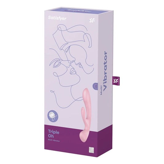 Satisfyer Triple Oh Massager and Rabbit Vibrator - Personal Massagers