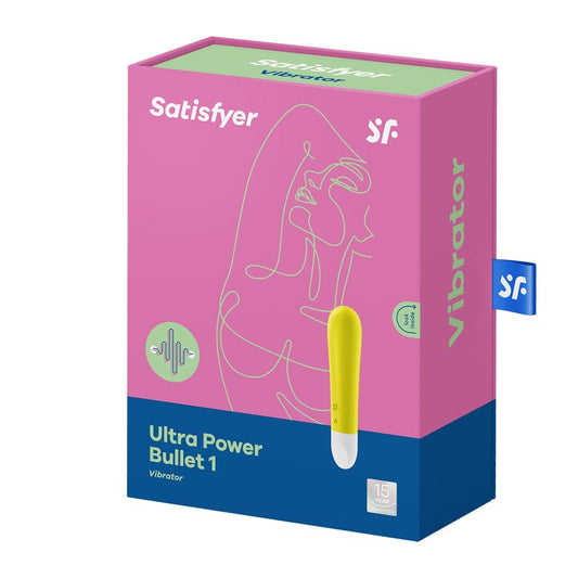 Satisfyer Ultra Power Bullet 1 Waterproof Adult Massager - Remote Control Vibrators