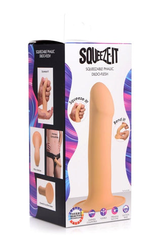 Squeeze-It Squeezable Phallic Dildo - Realistic Dildos