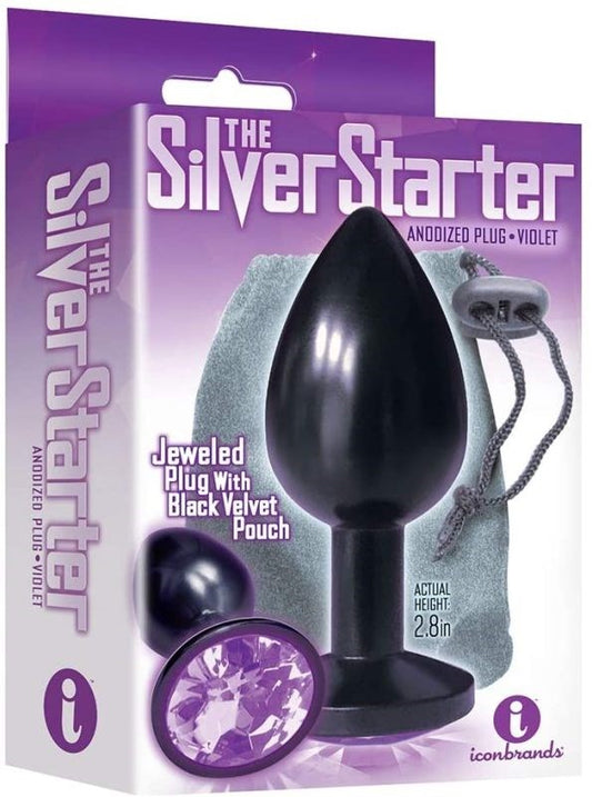 The 9's Silver Starter Anodized Plug - Butt Plugs