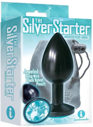The 9's Silver Starter Anodized Plug - Butt Plugs