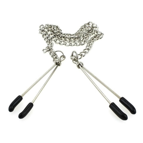 Tweezer Clamps With Chain - Anal Dildos