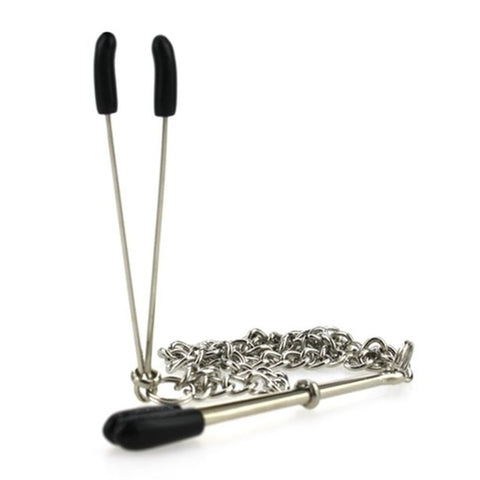 Tweezer Clamps With Chain - Anal Dildos